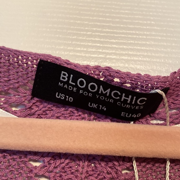 Brand New BloomChic Mauve Knit Sweater…size 10 - Picture 3 of 4